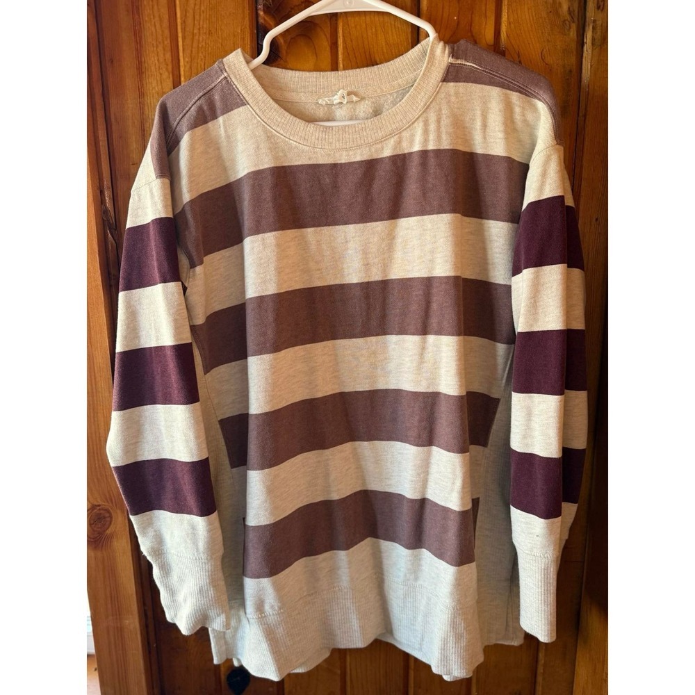 Maurice's Striped Long Sleeve Sweater Oversized Casual Comfy Pullover Size‎ M